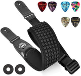 LEKATO 3.5 Inches 5 Rows 3D Sponge Filling Guitar Strap Set w/ 6 Picks (Get $10 Coupon) - LEKATO-Best Music Gears And Pro Audio