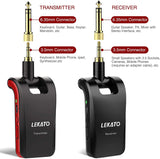 LEKATO Wireless Guitar Transmitter Receiver System 280° Dual Track - LEKATO-Best Music Gears And Pro Audio