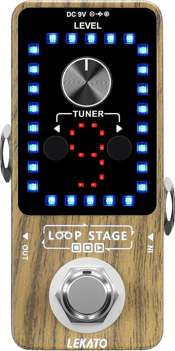 LEKATO Guitar Effect Pedal Looper 9 Loops 40 Mins | LEKATO - Buy ...
