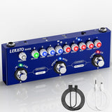 LEKATO Electric Guitar Bass Acoustic Guitar Multi-Effect Pedal 9 Preamp 8 IR CAB 5 Effects - LEKATO-Best Music Gears And Pro Audio