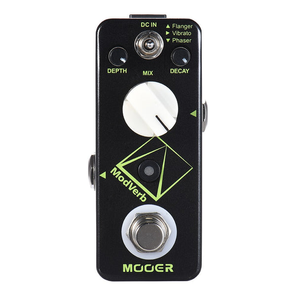 MOOER ModVerb Reverb Modulation Guitar Effect Pedal Flanger / Vibrato / Phaser - LEKATO-Best Music Gears And Pro Audio