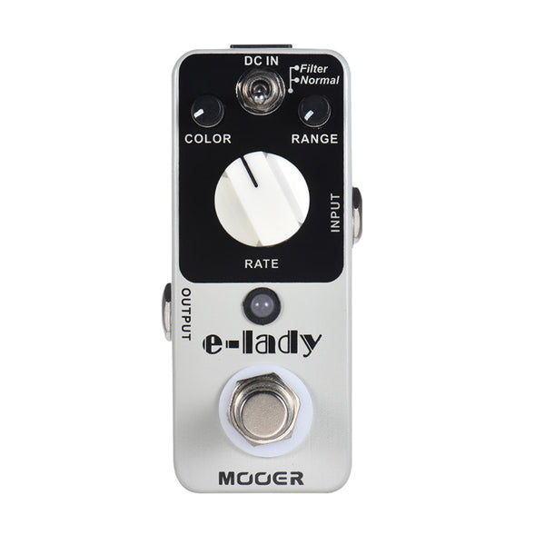 MOOER E-Lady Classic Analog Flanger Filter Oscillator Guitar Effect Pedal
