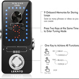 LEKATO Guitar Effect Pedal Looper 9 Loops 40 Mins - LEKATO-Best Music Gears And Pro Audio