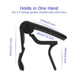 2 Set LEAKTO Acoustic Electric Guitar Capo Quick-Change w/ Picks Strap Locks - LEKATO-Best Music Gears And Pro Audio