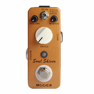 Mooer Soul Shiver Guitar Bass Effect Pedal Multi Modulation Classic 60's Sound