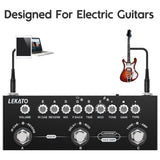 LEKATO Electric Guitar Bass Acoustic Guitar Multi-Effect Pedal 9 Preamp 8 IR CAB 5 Effects - LEKATO-Best Music Gears And Pro Audio