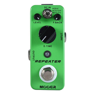 MOOER Repeater Digital Delay Guitar Effect Pedal Mod /Normal /Kill Dry