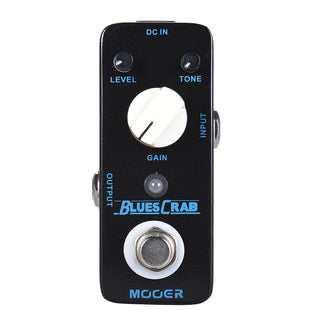 MOOER BLUES CRAB Blues Overdrive Guitar Effect Pedal True Bypass - LEKATO-Best Music Gears And Pro Audio