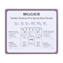 Load image into Gallery viewer, MOOER Tender Octaver Pro