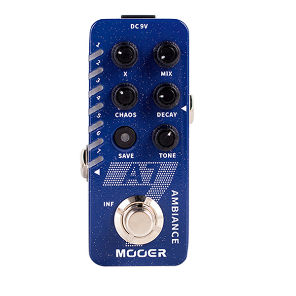 MOOER A7 AMBIENT REVERB Electric Guitar Bass Effect Pedal Psychedelic Reverb - LEKATO-Best Music Gears And Pro Audio