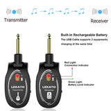 LEKATO L6 UHF Wireless Systems Transmitter Receiver 270° - LEKATO-Best Music Gears And Pro Audio