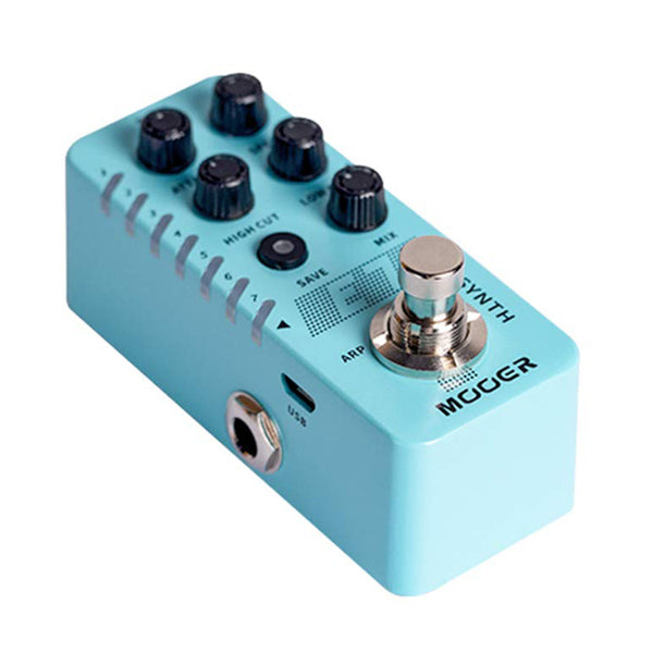 MOOER E7 Polyphonic Synth 7 Types Electric Guitar Effect Pedal SYNTH Tones - LEKATO-Best Music Gears And Pro Audio