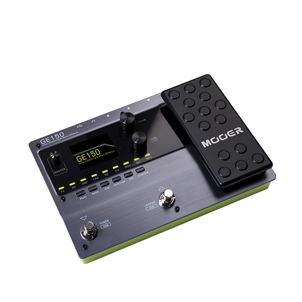 Mooer GE-150 Amp Modeling & Multi Effect Processor IR Looper Drums 151 Effects - LEKATO-Best Music Gears And Pro Audio