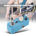 Mooer Pure Analog Chorus Electric Guitar Bass Effect Pedal True Bypass 1/4″ Jack