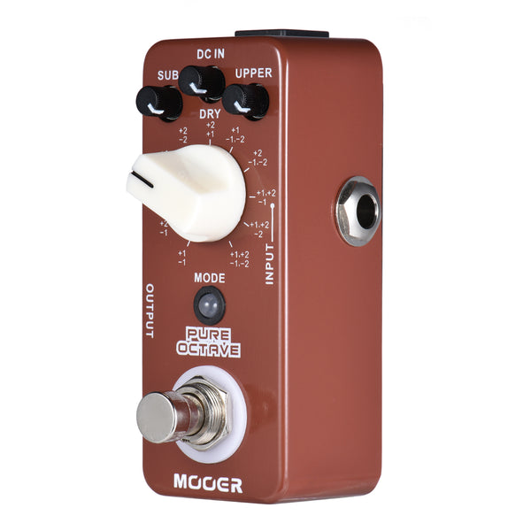 MOOER Pure Octave No Distorted Sound With 11 Different Octave Modes