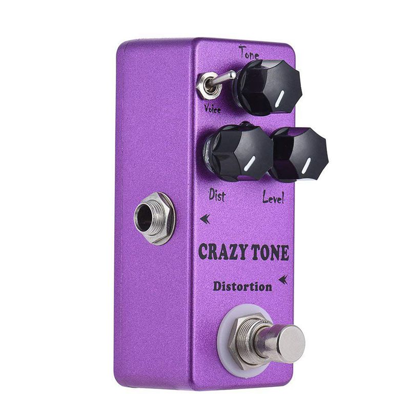 MOSKY CRAZY TONE RIOT Distortion Single Guitar Effect Pedal Dist Level Tone