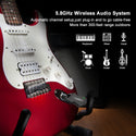 LEKATO WS-50 5.8G Guitar Wireless System Transmitter Receiver