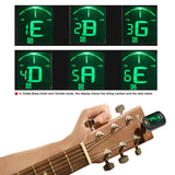 2 Packs AROMA Clip-on Guitar Tuners LCD Display 440Hz For Chromatic Bass Ukulele - LEKATO-Best Music Gears And Pro Audio