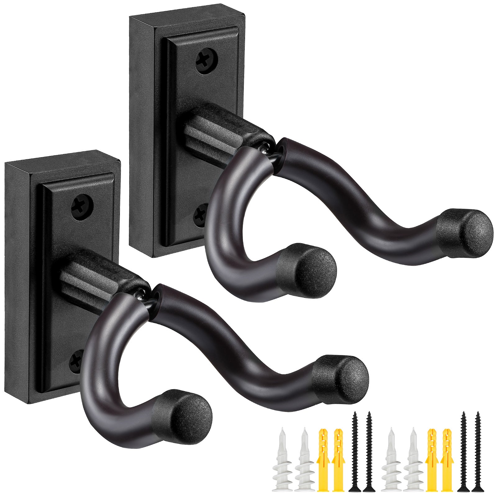 2pcs U Cradle Ukulele Guitar Hangers Holder Instrument Display Hook Rack