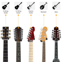 2pcs LEKATO U Cradle Ukulele Guitar Hangers Holder Instrument Display Hook Rack