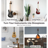 2pcs LEKATO U Cradle Ukulele Guitar Hangers Holder Instrument Display Hook Rack - LEKATO-Best Music Gears And Pro Audio