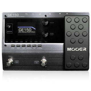 Mooer GE-150 Amp Modeling & Multi Effect Processor IR Looper Drums 151 Effects