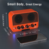 LEKATO 5.0 Bluetooth Mini Guitar Amplifier 5W Rechargeable Amp (Get $15 Coupon) - LEKATO-Best Music Gears And Pro Audio