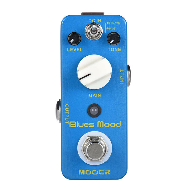 Mooer Blues Mood Overdrive Electric Guitar Bass Effects Pedal Bright / Fat Modes - LEKATO-Best Music Gears And Pro Audio