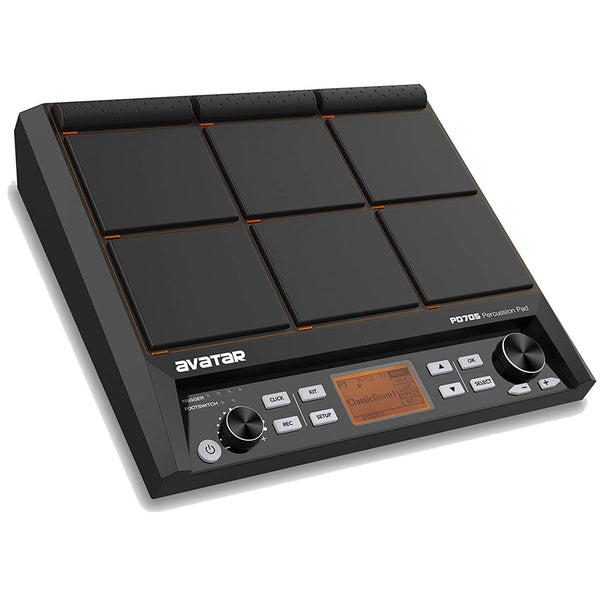 PD705 Percussion Pad 9-Trigger Sample Multipad Tabletop Electric Drum USB MIDI