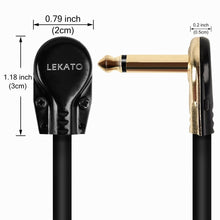 Load image into Gallery viewer, 6pcs/Pack 2.36inch 6cm LEKATO Guitar Effect Pedal Patch Cable Right Angle
