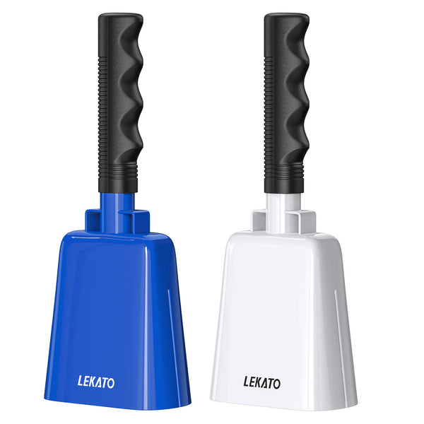2pcs LEKATO 8“ Steel Cowbell Cheering Bell for Sports Event Super Bowl (Get $20 Coupon) - LEKATO-Best Music Gears And Pro Audio